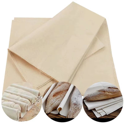 Fermented Linen Cloth Dough Bakers Pans Proving Bread Baguette Flax Cloth Baking Mat Pastry Baking Kitchen Tools