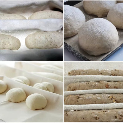 Fermented Linen Cloth Dough Bakers Pans Proving Bread Baguette Flax Cloth Baking Mat Pastry Baking Kitchen Tools